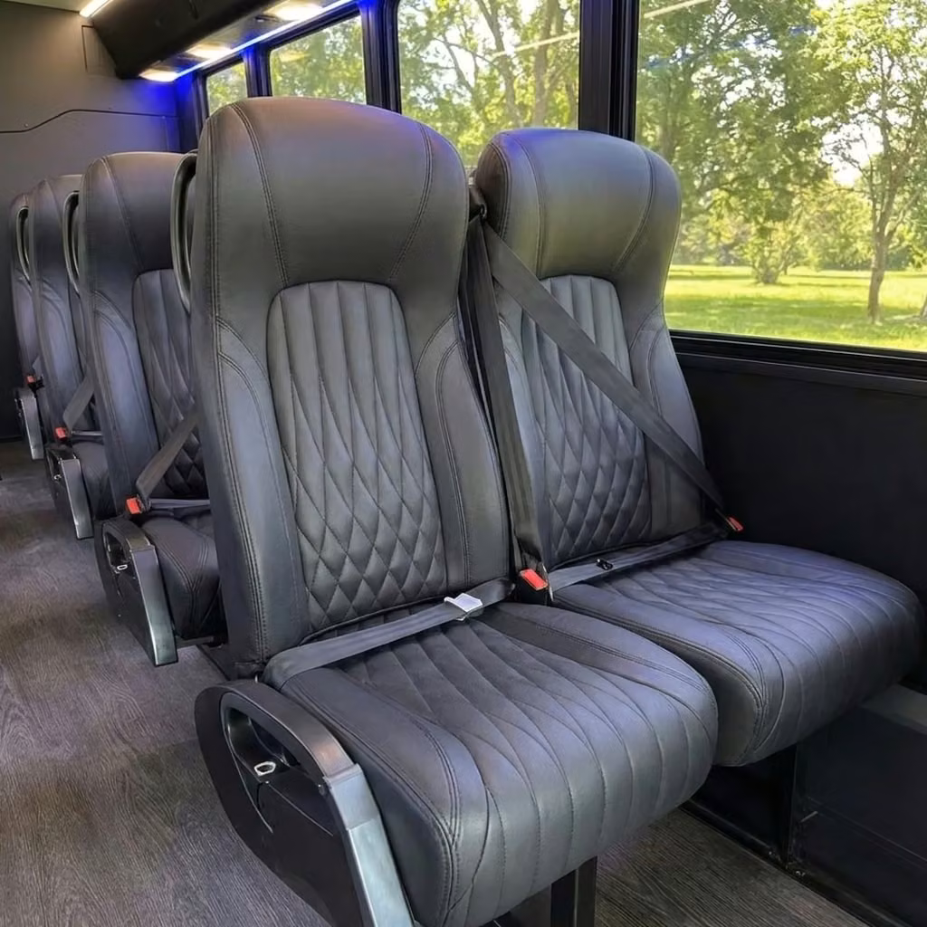 mcdonough 20 passenger minibus high back seats