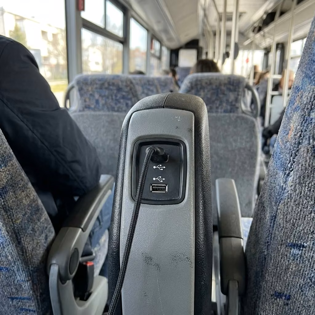 mcdonough 28 passenger minibus usb charging