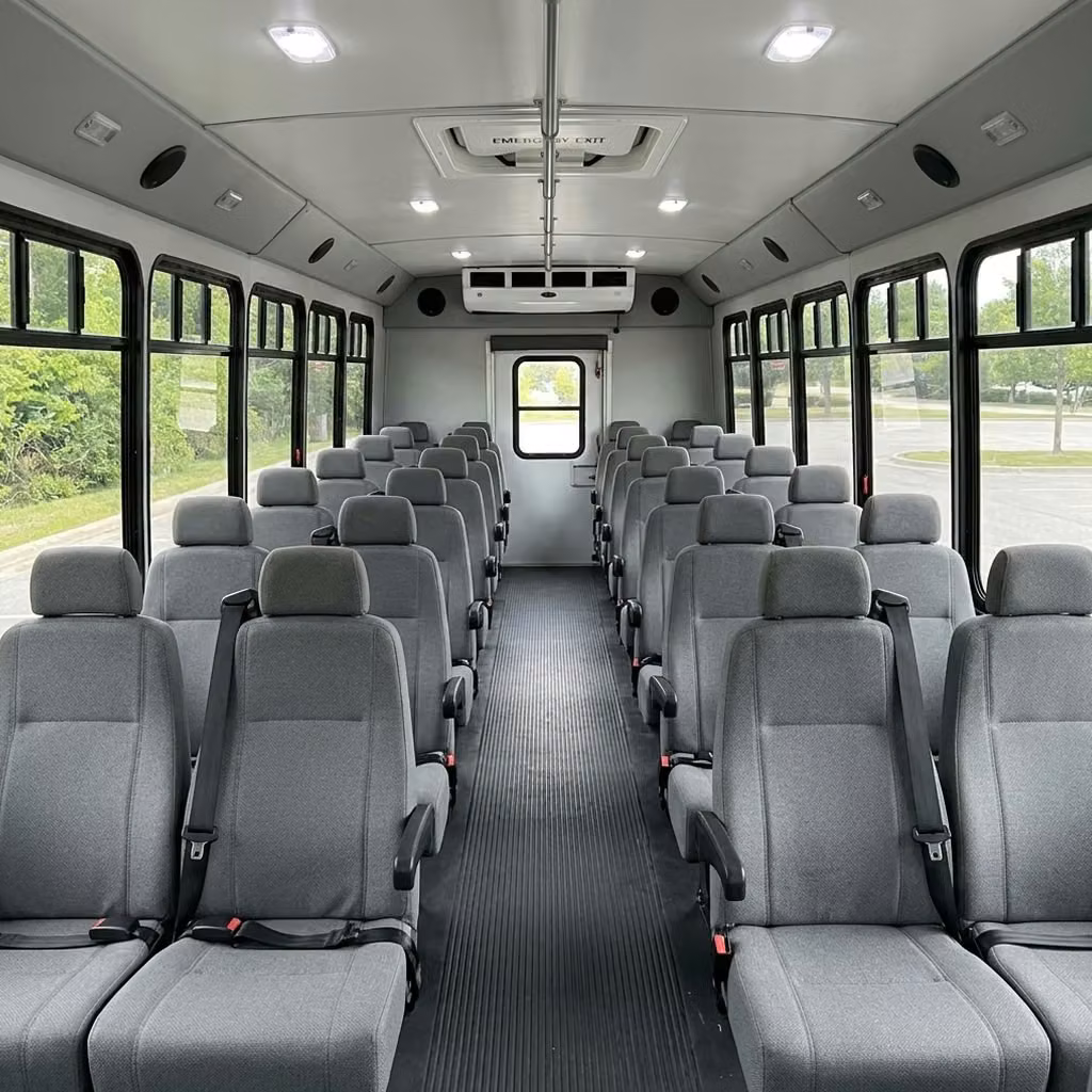 mcdonough 30 passenger minibus seating