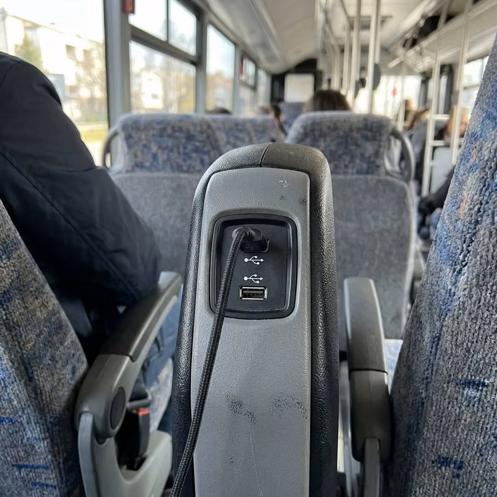 mcdonough 35 passenger minibus usb charging