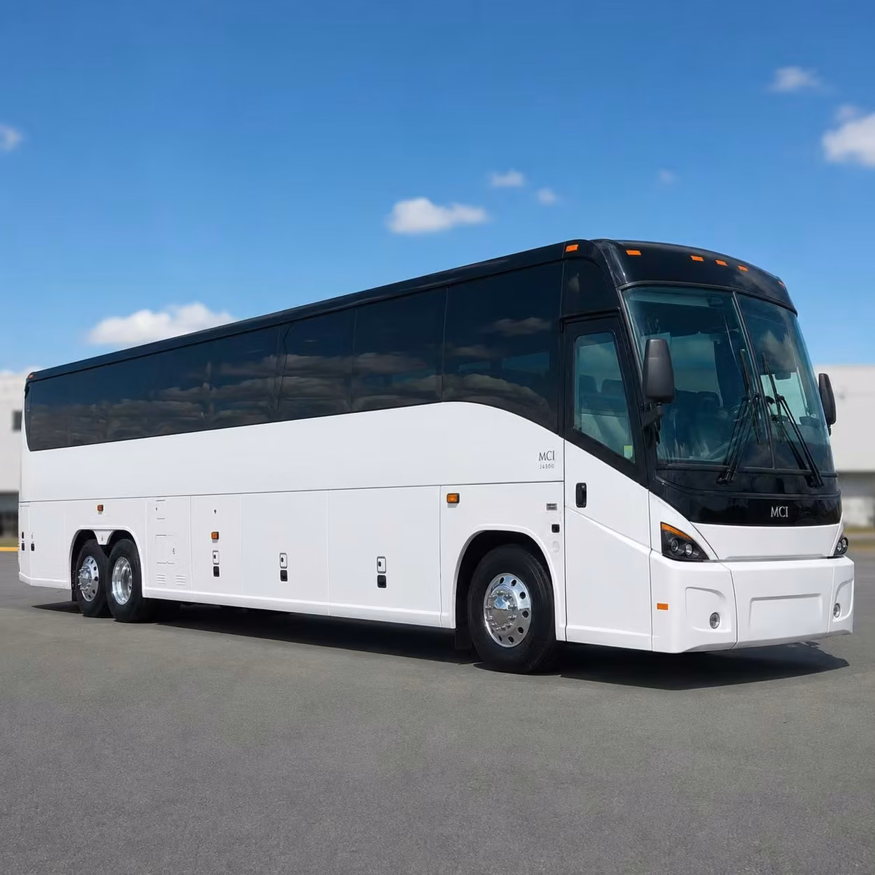 mcdonough 56 passenger charter bus rental