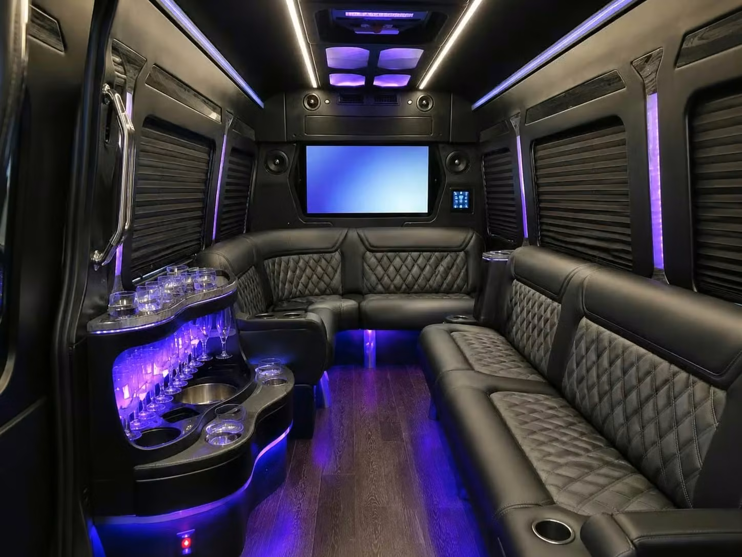mcdonough party bus smart tvs