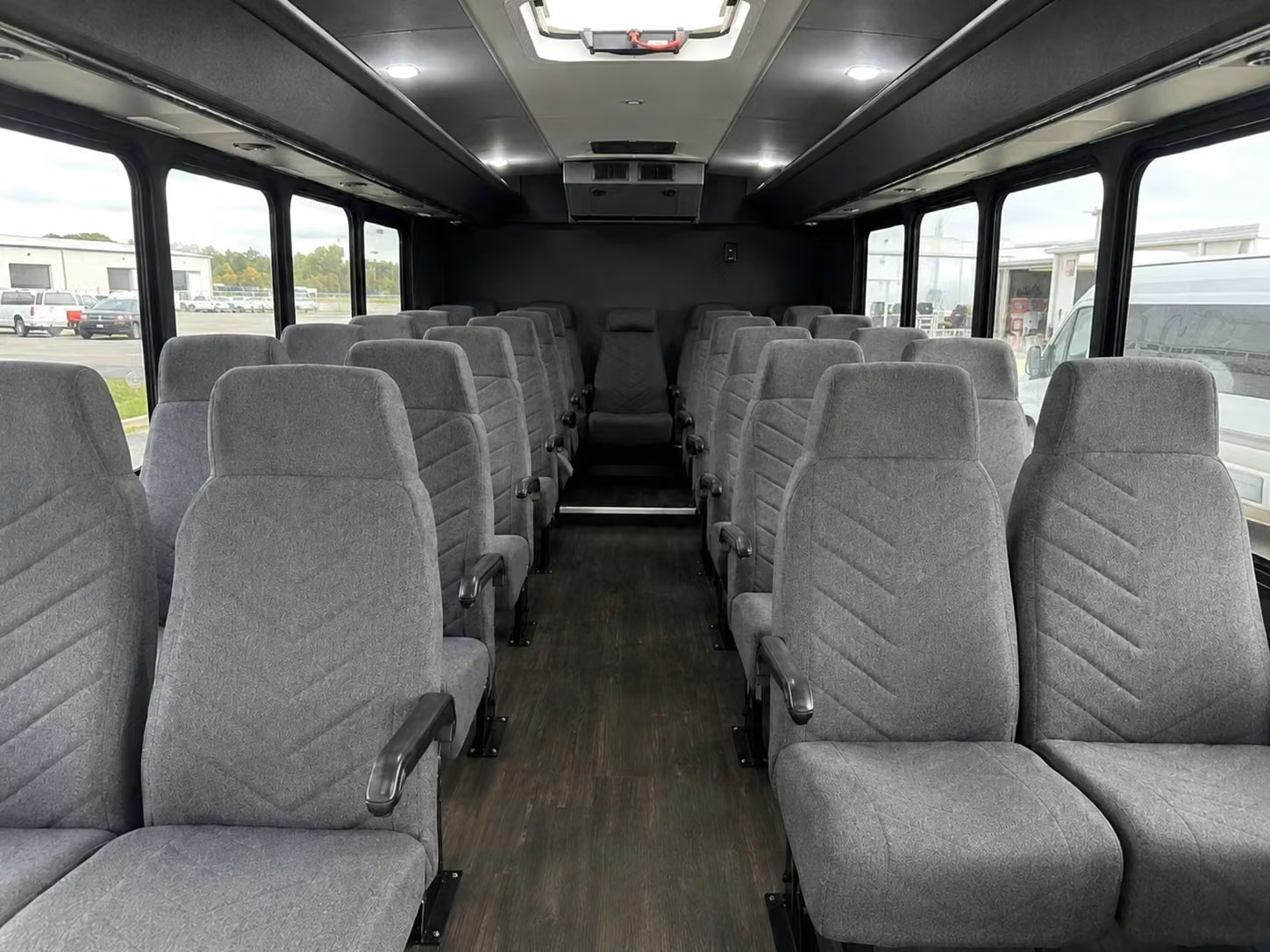 15 passenger minibus interior