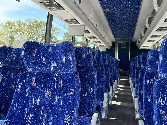 mcdonough charter bus interior