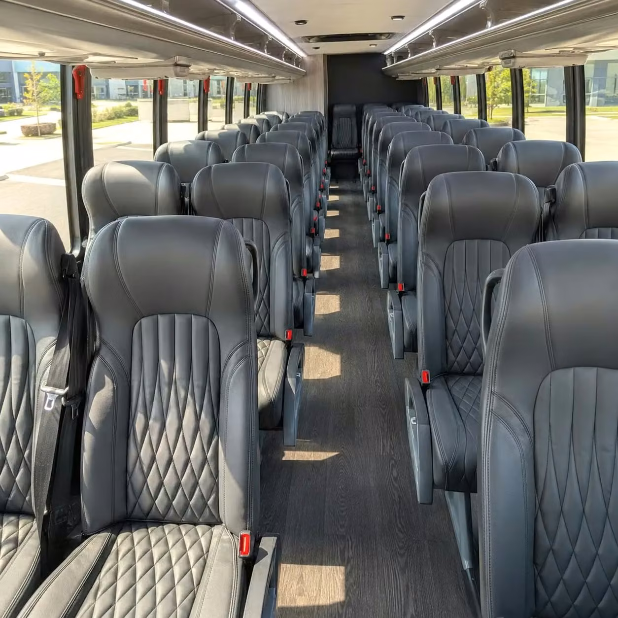 35 passenger minibus interior
